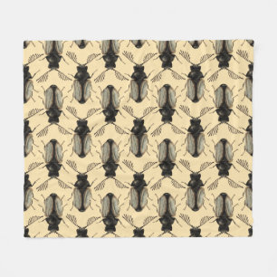Couverture Polaire Insect Lover Art : Cool Beetle