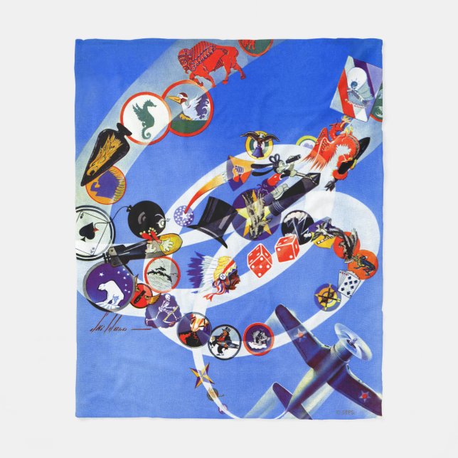 Couverture Polaire Insigne de l'escadron (Devant)