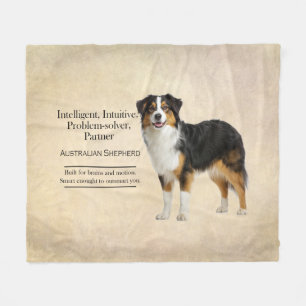 Couverture Polaire Intelligence du Berger Australien Blue Merle