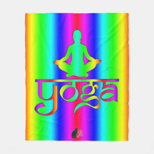 Couverture Polaire Intentions du Yoga Rainbow