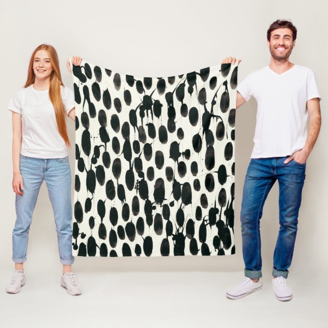 Couverture Polaire Invariable I | Aquarelle noire (En situation)