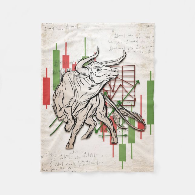 Couverture Polaire Investor Bears And Bulls Market (Devant)