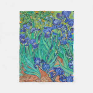 Couverture Polaire Irises Vincent van Gogh