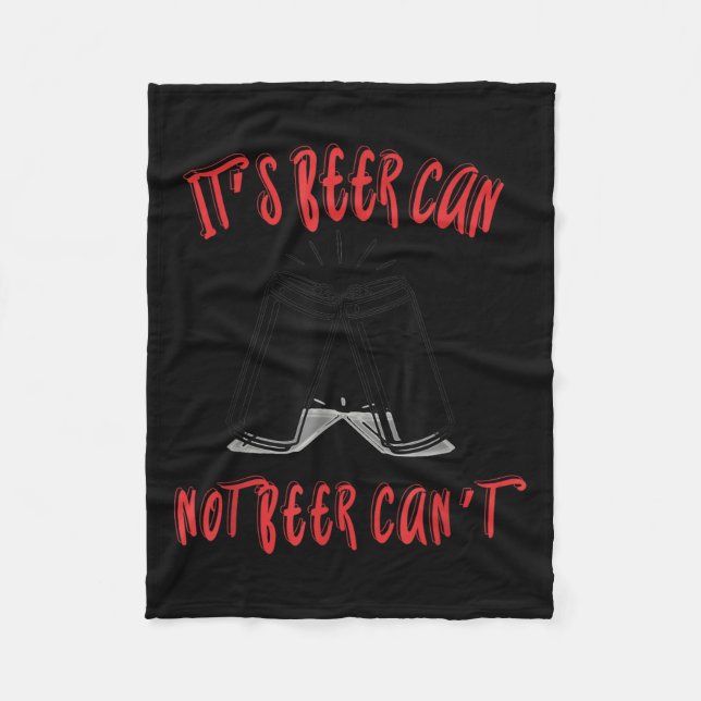 Couverture Polaire It Been Can Not Beer Can't  (Devant)