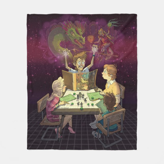Couverture Polaire “It’s Just a Fantasy” Fleece Blanket (Devant)