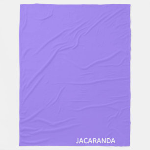 Couverture Polaire Jacaranda purple color