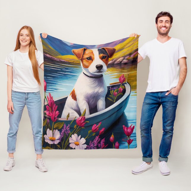 Couverture Polaire Jack Russell à la pagaie : une aventure Pittoresqu (En situation)