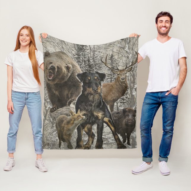 Couverture Polaire Jagdterrier, Chère Bête c. Renbrad (En situation)