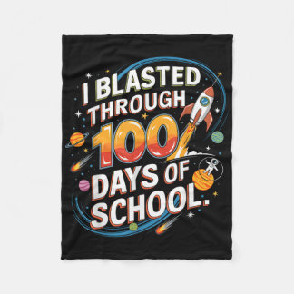 Couverture Polaire J'Ai Blessé Pendant 100 Jours D'École 100E Jour Ga