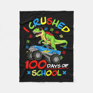 Couverture Polaire J'Ai Écrasé 100 Jours De Garçons Scolaires Monster