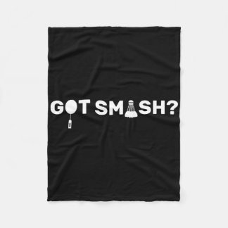 Couverture Polaire J'Ai Smash Funny Volant de badminton Badminton Lov