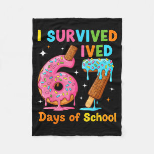 Couverture Polaire J'ai survécu 67 jours d'école Mème drôle Professeu