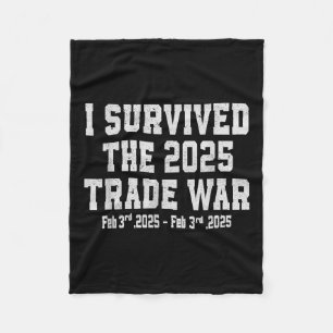 Couverture Polaire J'Ai Survécu À La Guerre Commerciale De 2025 - Gue