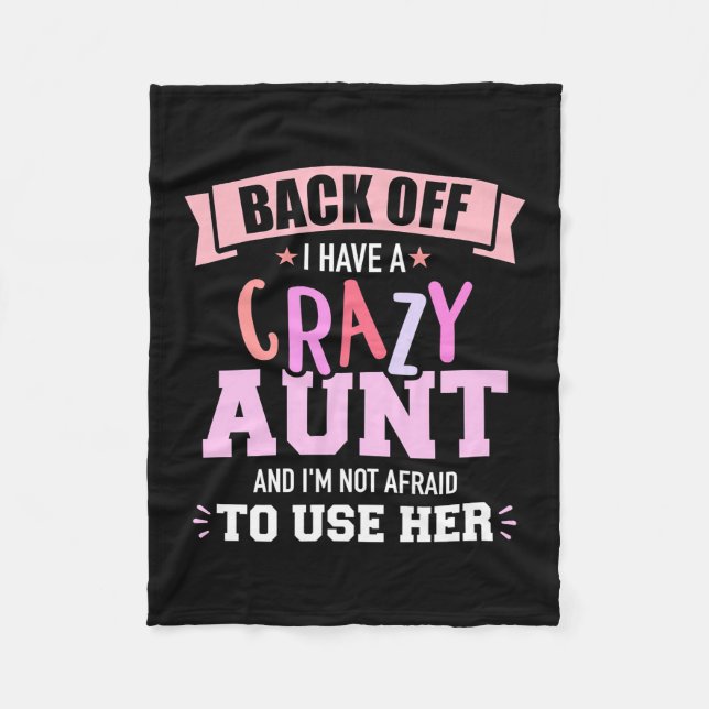 Couverture Polaire J'Ai Une Tante (Devant)