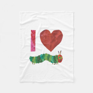 Couverture Polaire J'Aime La Caterpillar Très Affamée