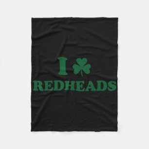 Couverture Polaire J'aime les garçons roux irlandais 1