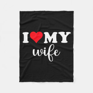 Couverture Polaire J'aime ma femme chemise j'aime femme j'aime femme