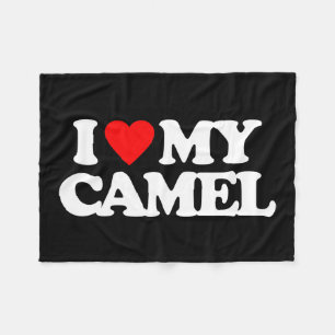 COUVERTURE POLAIRE J'AIME MON CHAMEAU