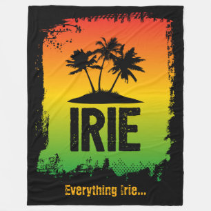 Couverture Polaire Jamaïcain Patwah Rastafari Tout IRIE Cool