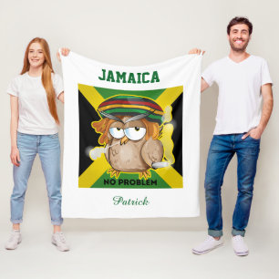 Couverture Polaire Jamaïque Aucun problème Nom personnalisé