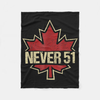 Couverture Polaire Jamais 51 Le Canada N'Est À Vendre Est. 1867 Fier 