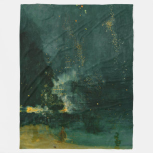 Couverture Polaire James Whistler - Nocturne en noir et or