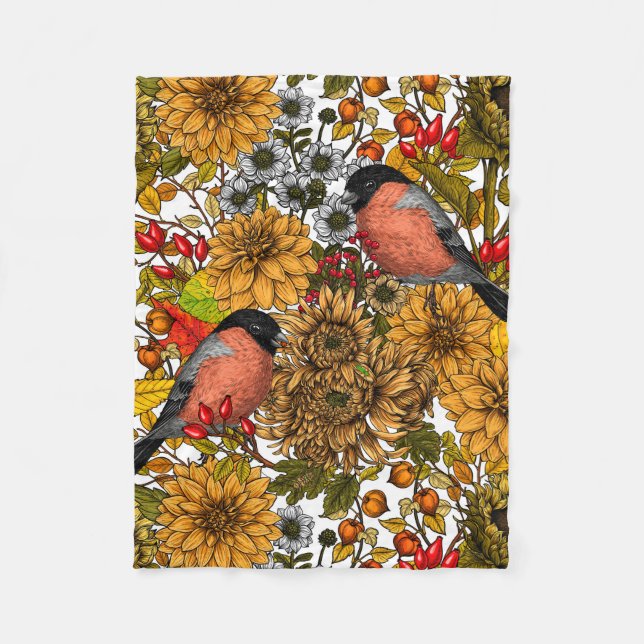 Couverture Polaire Jardin d'automne 1 (Devant)