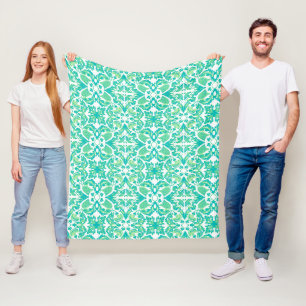Couverture Polaire Jardin de Tulip - Fleur Vintage de Mod