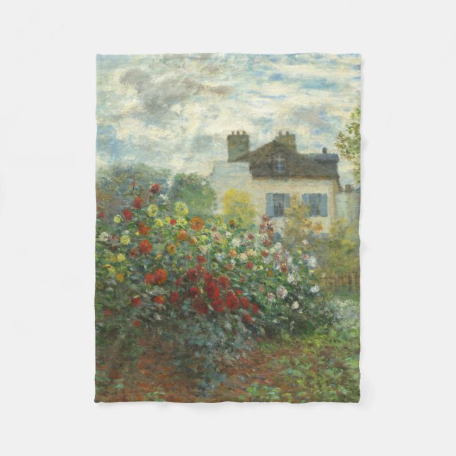 Couverture Polaire Jardin des artistes de Monet dans Peinture d'Argen (Devant)