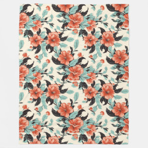 Couverture Polaire Jardin du corail