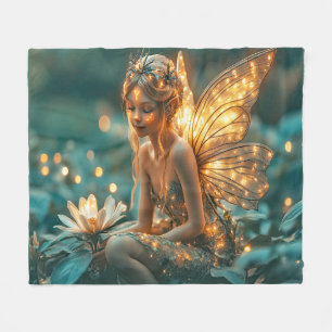 Couverture Polaire Jardin Fairy Bright Sparkling Ailes