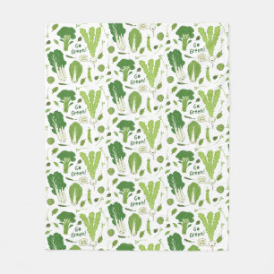 Couverture Polaire Jardin verdoyant Légume légumes mignons