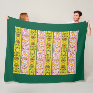 Couverture Polaire Jaune