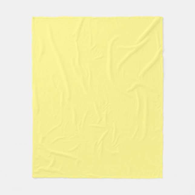 Couverture Polaire Jaune citron (Devant)