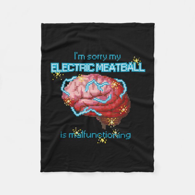 Couverture Polaire Je Désolé Mon Boule De Métal Électrique Fonctionne (Devant)