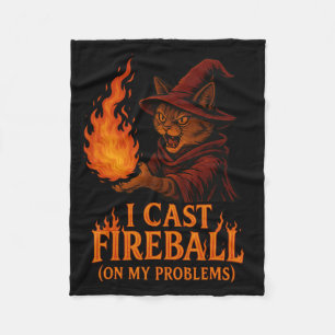 Couverture Polaire Je Lance Boule De Feu Sur Ma Famille De Chat Probl