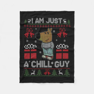 Couverture Polaire Je ne suis qu'un type qui aime le mème de Noël
