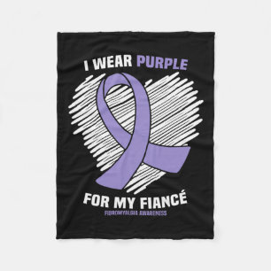 Couverture Polaire Je Porte Du Violet Pour Ma Fiance Fibromyalgie Sen