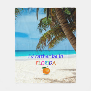 Couverture Polaire Je préférerais être en Floride