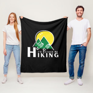 Couverture Polaire Je Préférerais Être Randonnée