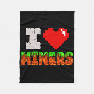 Couverture Polaire Je suis amoureux des mineurs Funny Heart Video Gam
