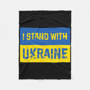 Couverture Polaire Je suis avec l'Ukraine 9