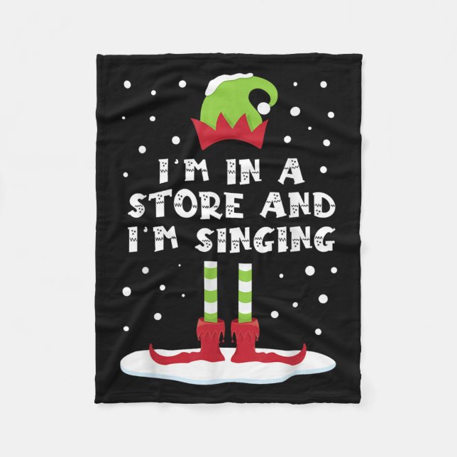 Couverture Polaire Je suis dans un magasin et je chante Elf Matching  (Devant)