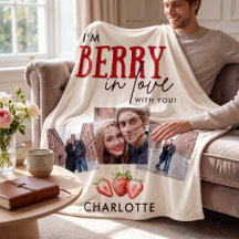Je suis fou amoureux Couple Photos Plaid en mollet