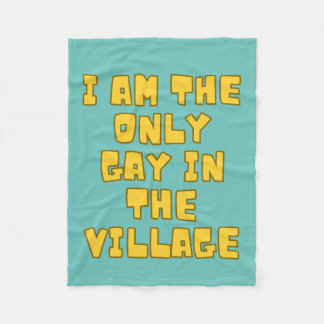 Couverture Polaire Je Suis Le Seul Gay Du Village