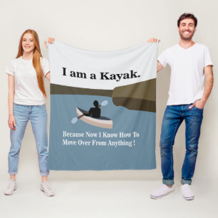 Couverture Polaire Je suis un Kayak Canoë Kayak