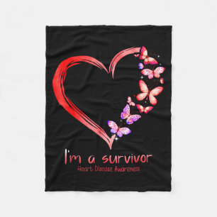 Couverture Polaire Je suis un survivant Mois de sensibilisation à la