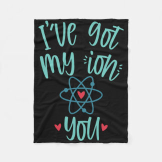 Couverture Polaire Je t'ai dans mon ion, drôle de Saint-Valentin de c