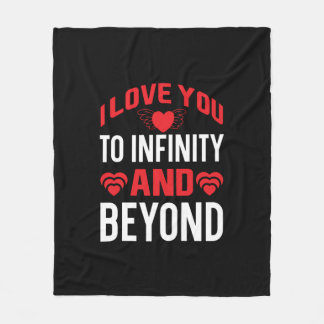 Couverture Polaire Je t'aime à l'infini