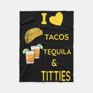 Couverture Polaire Je T'aime Tacos Cinco De Mayo